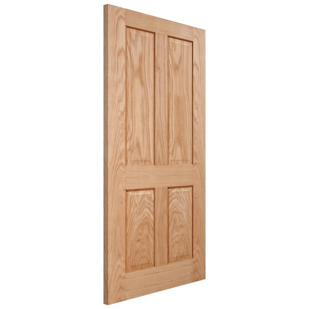 LPD Internal Oak Regency Unfinished 4P Door 1981mm x 838mm x 35mm (78" x 33") Price Comparisons | Compare The Build