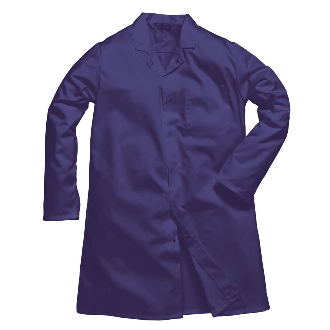 Portwest Mens Single Pocket Food Coat Navy L Price Comparisons | Compare The Build