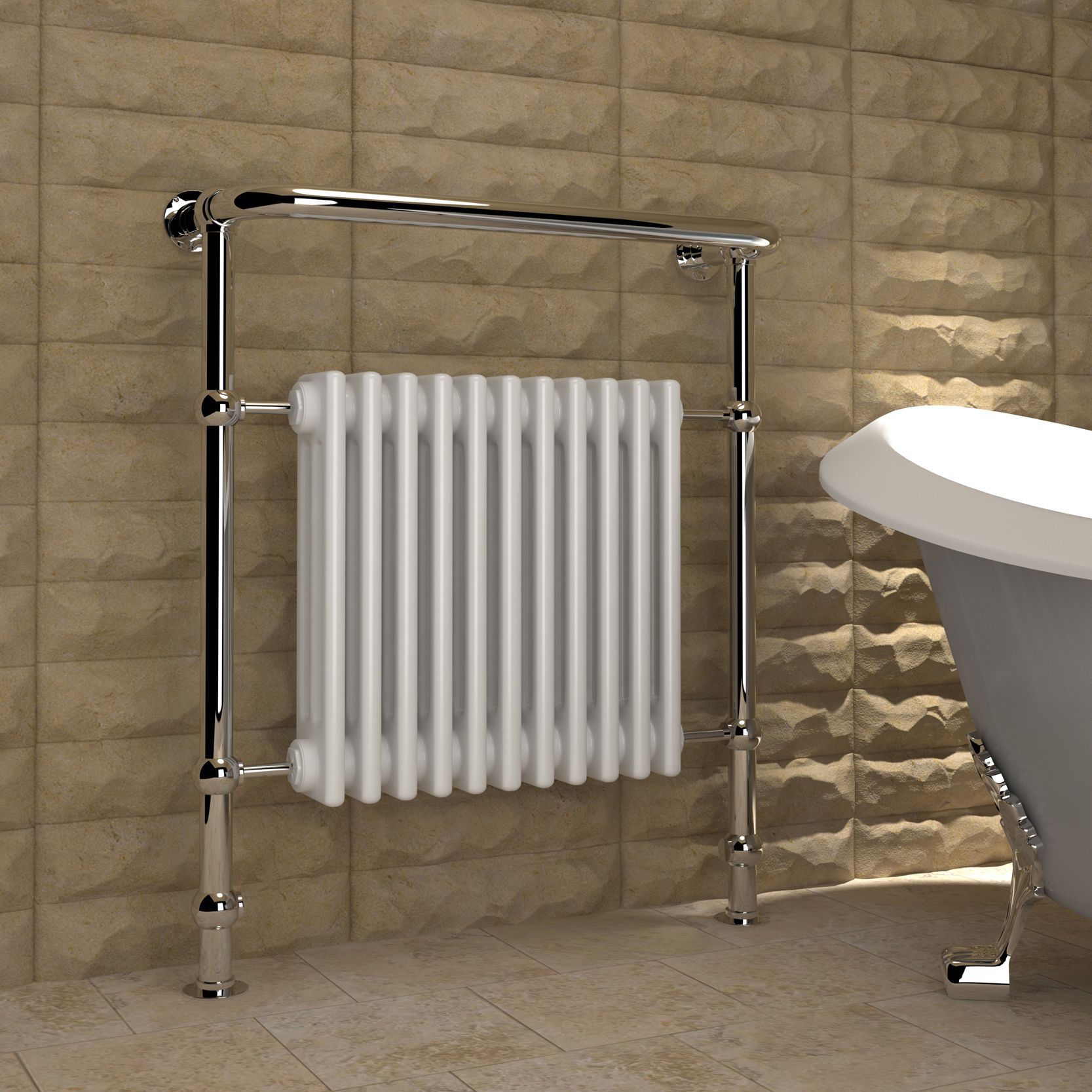 Kudox Victoria 567W Towel Heater (H)952mm (W)800mm Price Comparisons | Compare The Build