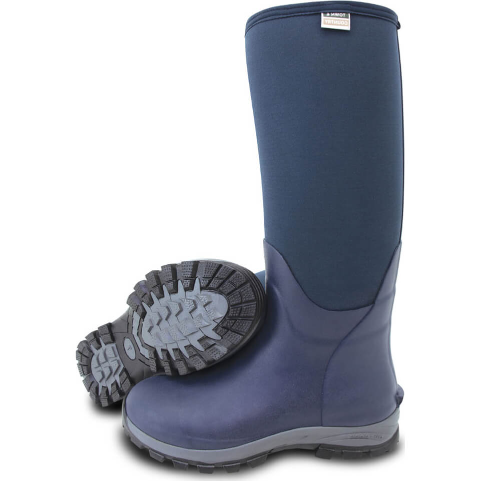 Town and Country Buckingham Rubber Wellington Boots Navy Size 5 Price Comparisons | Compare The Build