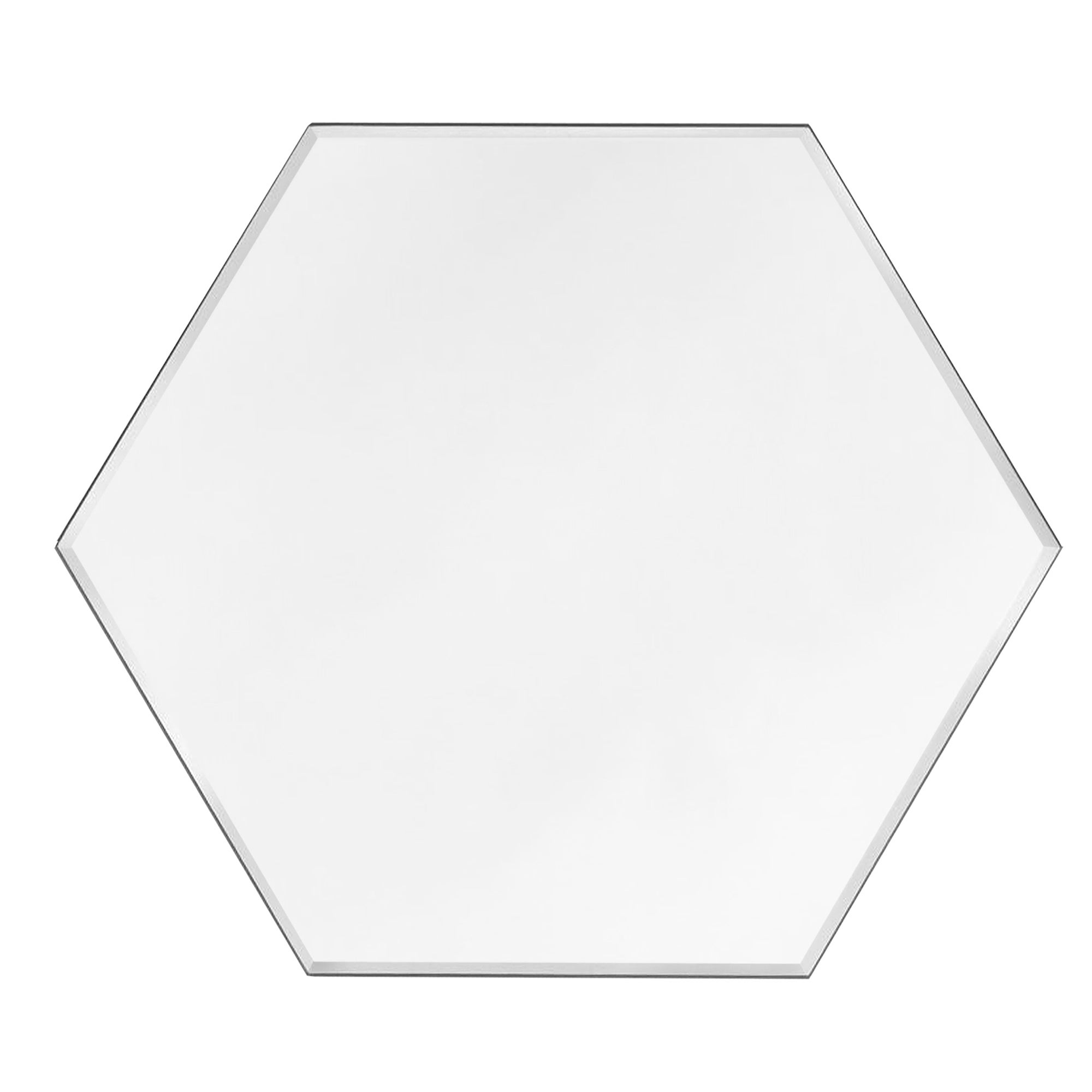 Hexagonal Mirror, 40cm Clear Price Comparisons | Compare The Build