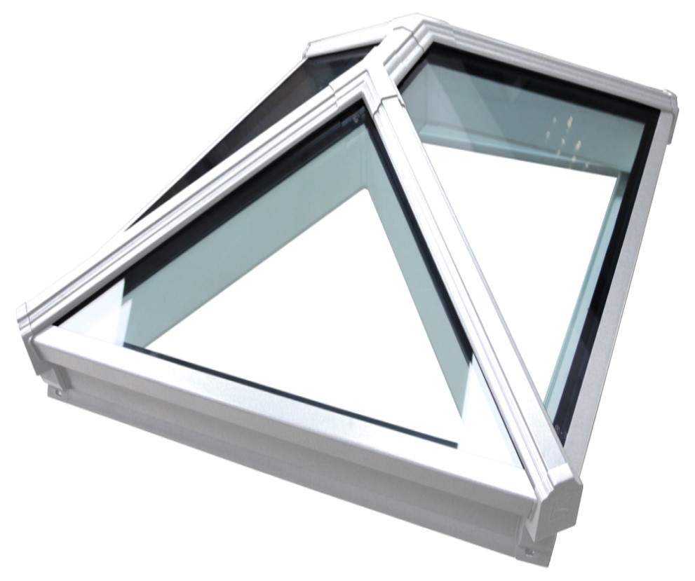 Korniche White Aluminium Roof Lantern 2500mm x 1500mm Neutral Glazing Glass 2500-1500-10000-WW-N Price Comparisons | Compare The Build