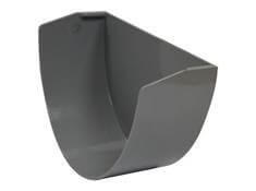 FloPlast Deepflow/ Hi-Cap Gutter Internal Stopend - 115mm x 75mm Grey Price Comparisons | Compare The Build