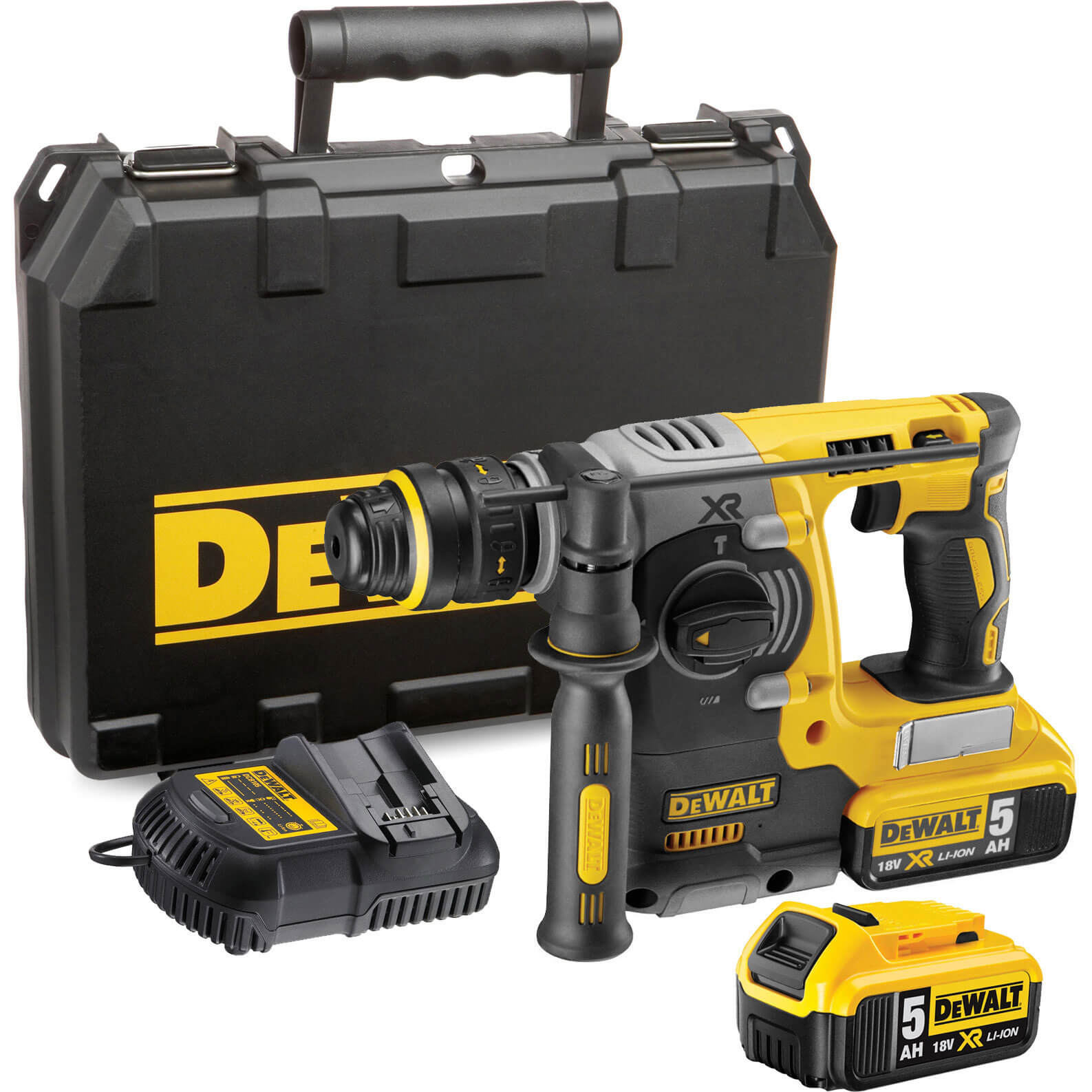 Dewalt Xr 18V 5Ah Li-Ion Cordless Sds+ Drill Dch273P2-Gb Price Comparisons | Compare The Build