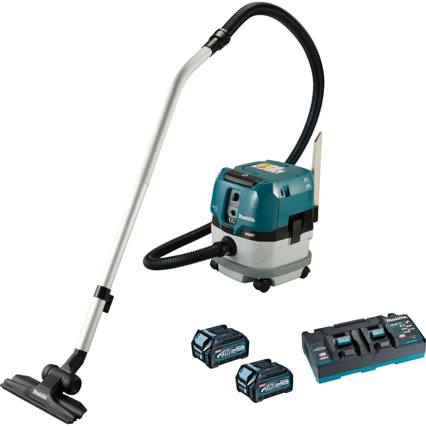 Makita VC002GL 40v Max XGT L Class Cordless Brushless Vacuum Cleaner 8L 2 x 2.5ah Li-ion Charger No Case Price Comparisons | Compare The Build