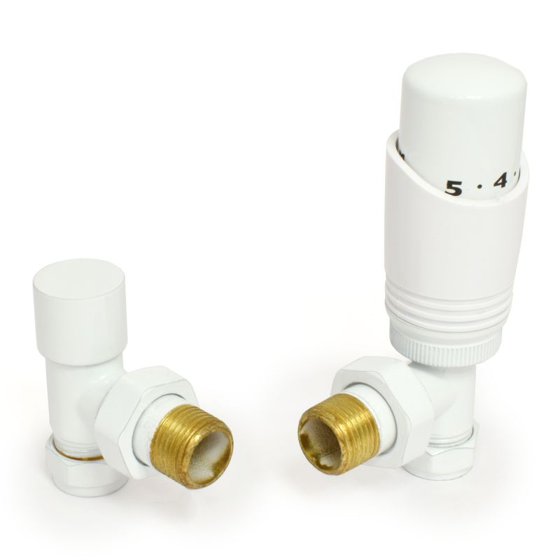 West Thermostatic Valves, Delta, White Angled - 8mm Price Comparisons | Compare The Build