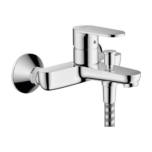 hansgrohe Vernis Blend Wall Mounted Bath Mixer Tap Chrome 2 Flow Rates - 71454000 Price Comparisons | Compare The Build