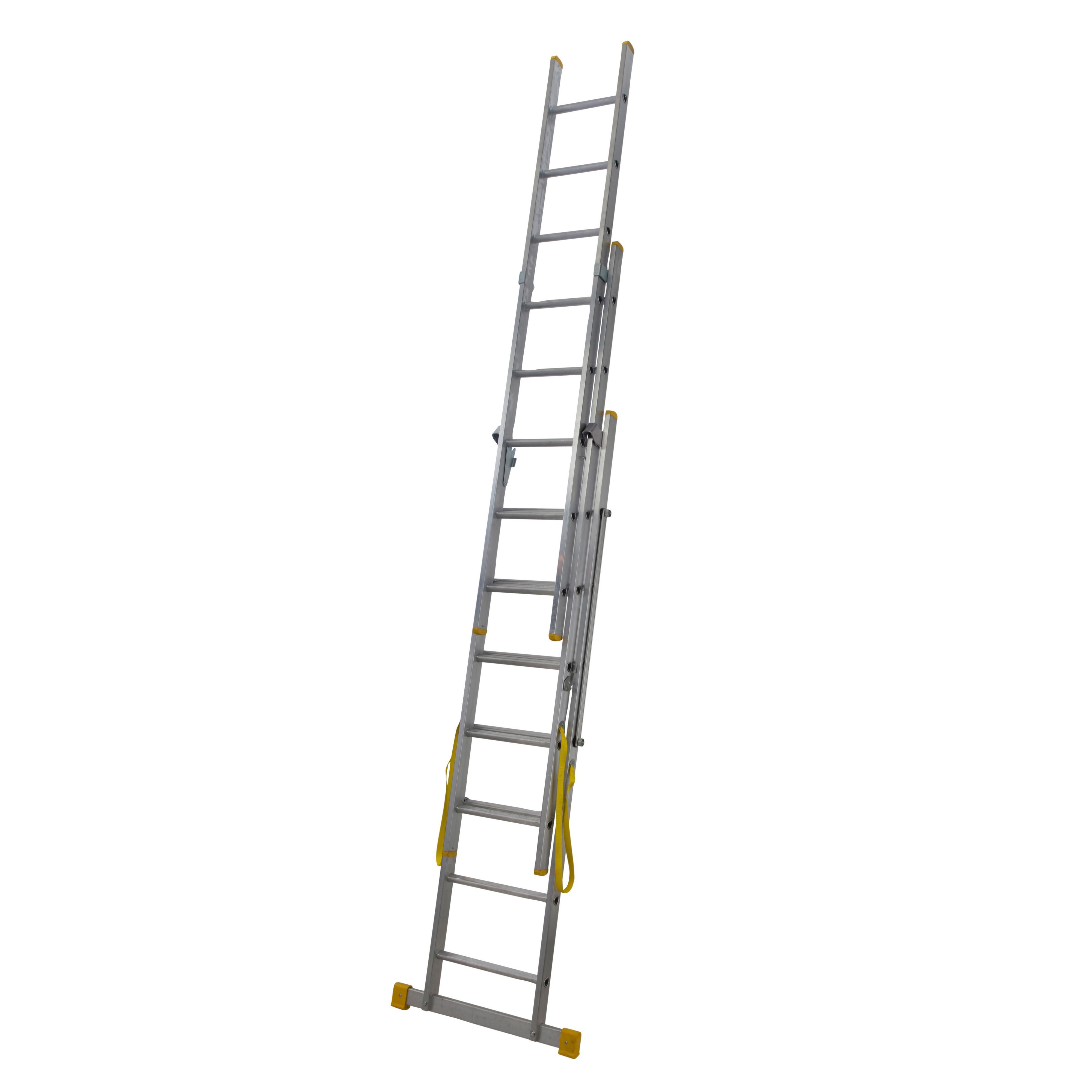 Werner Triple Extension Plus 4-Way 24 Tread Combination Ladder | Compare The Build