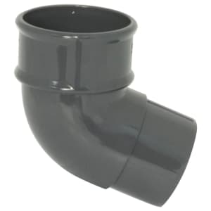 FloPlast 68mm Round Line 112.5° Offset Bend - Anthracite Grey Price Comparisons | Compare The Build