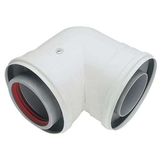 Vaillant EcoTec/EcoMax 125mm 87 Degree Boiler Flue Bend Price Comparisons | Compare The Build