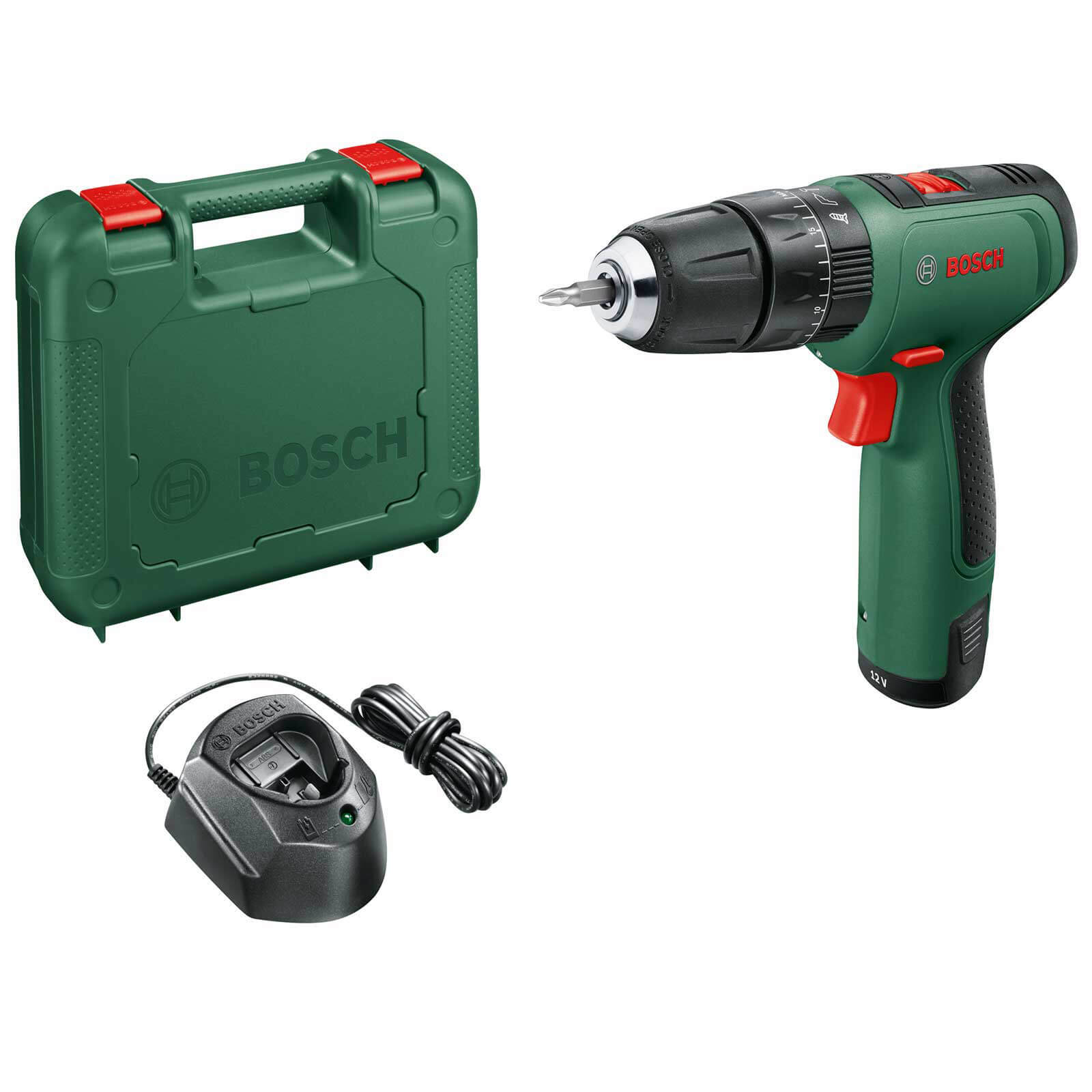 Bosch EASYIMPACT 1200 12v Cordless Combi Drill 1 x 1.5ah Li-ion Charger Case Price Comparisons | Compare The Build