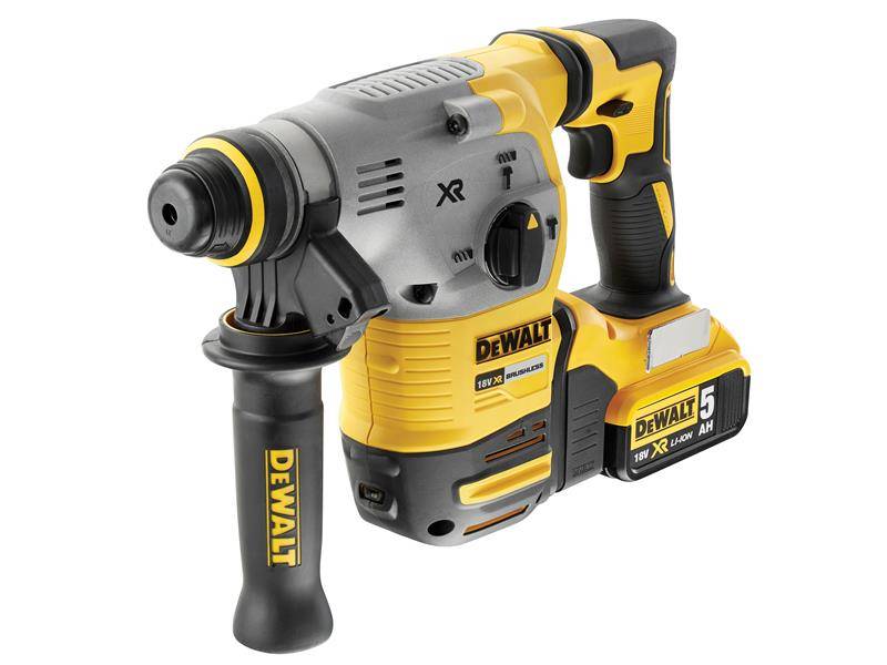 DEWALT DEWDCH283P2 DCH283P2 XR Brushless SDS Plus Hammer 18V 2 x 5.0Ah Li-ion | Compare The Build