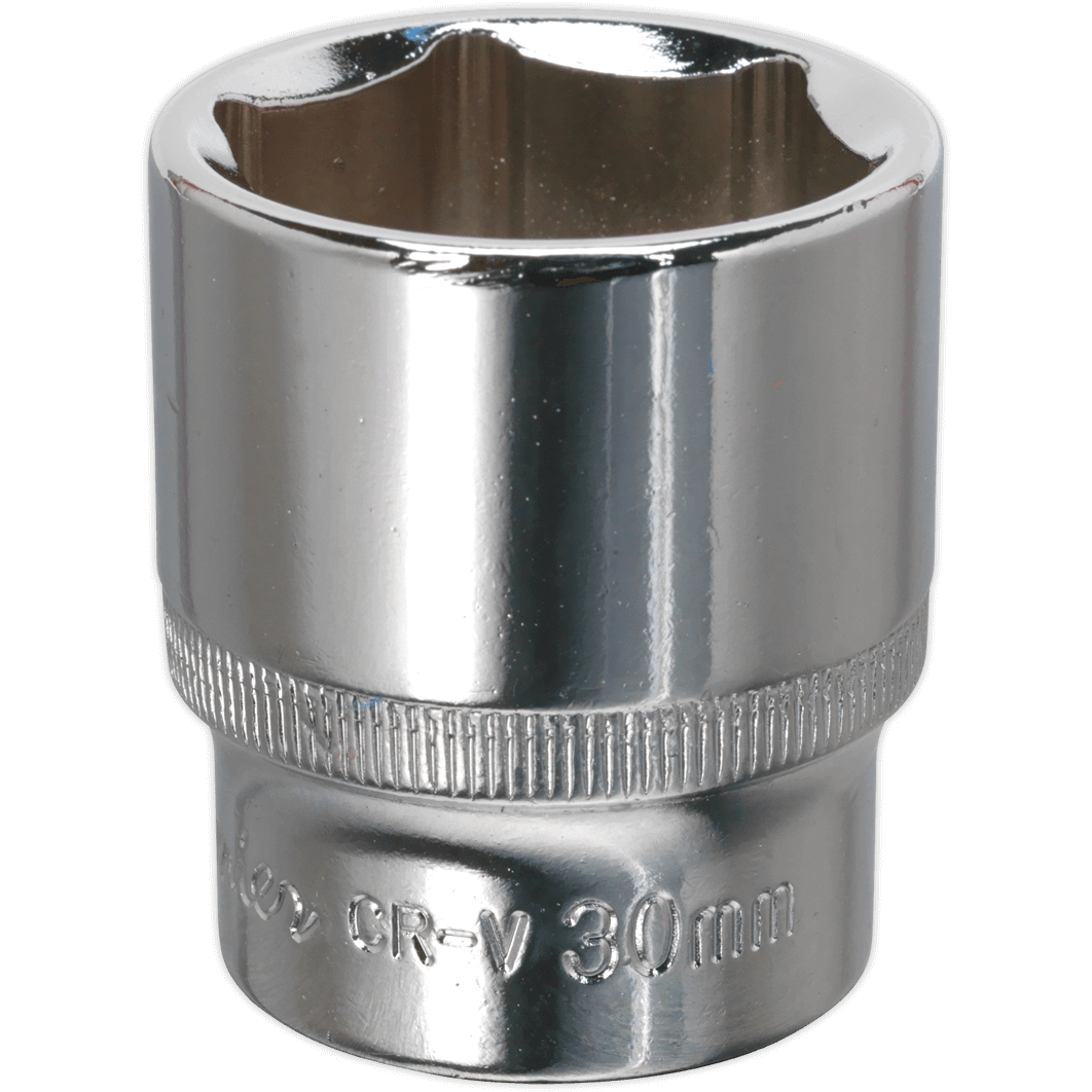 Sealey 1/2" Drive Hexagon WallDrive Socket Metric 1/2" 30mm | Compare The Build