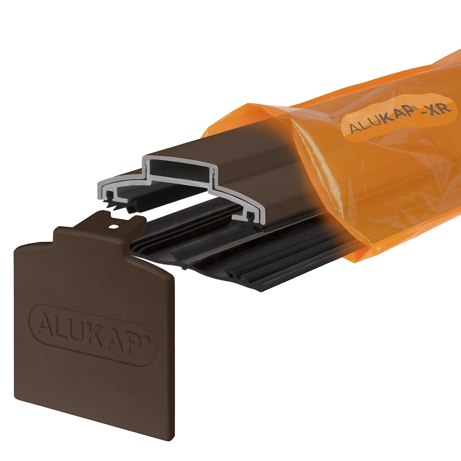 Alukap®-XR 60mm Bar 3.6m 55mm RG Alu E/Cap Brown Price Comparisons | Compare The Build