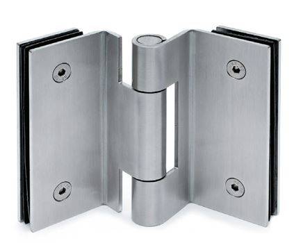 Satin Stainless Steel Glass Door to Glass Frame Hinge Price Comparisons | Compare The Build