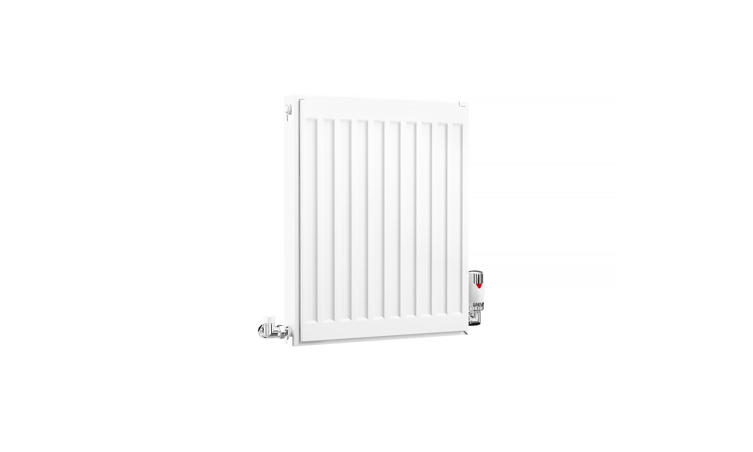 Kartell K-Rad Compact Horizontal Radiator, White, 500mm x 400mm - Double Panel, Single Convector Price Comparisons | Compare The Build