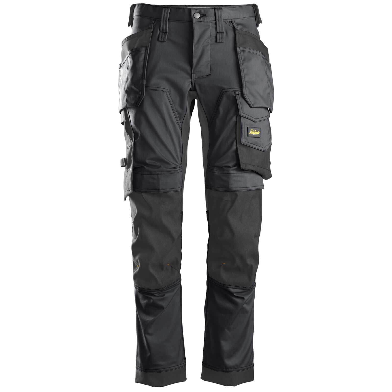 Snickers 6241 Allround Work Stretch Slim Fit Trousers Holster Pockets Grey 36" 32" Price Comparisons | Compare The Build