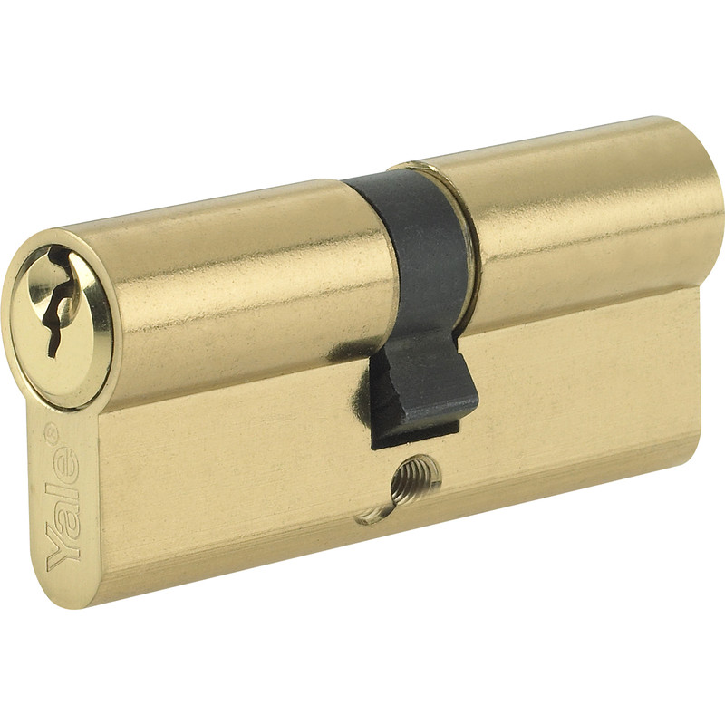 Yale 6 Pin Euro Double Cylinder 30-10-30mm in Brass | Compare The Build