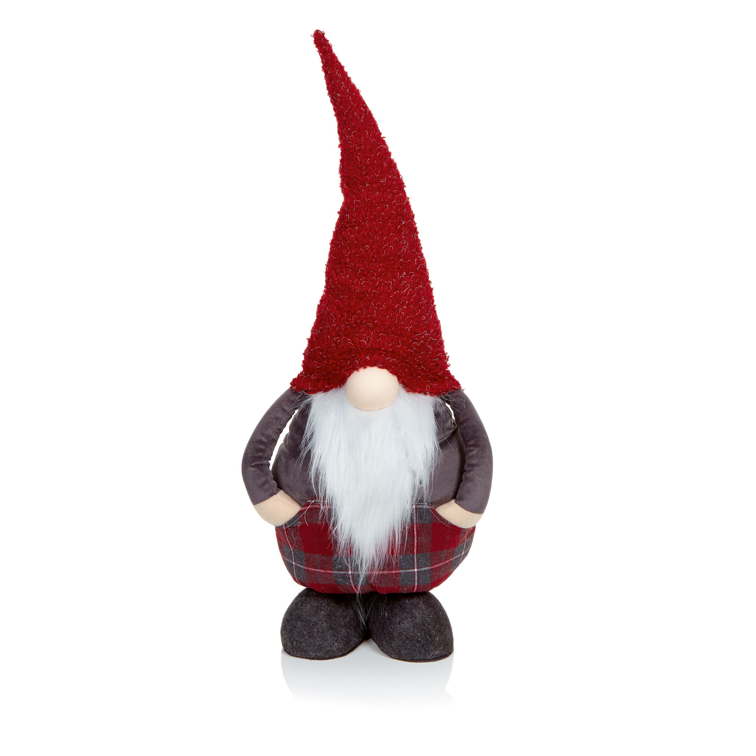 Premier Decorations Limited Grey & Red Adjustable Height Gonk Christmas Decoration Price Comparisons | Compare The Build