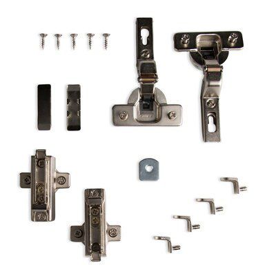 Cooke & Lewis Hf1 Soft-Close 105° Soft-Close Framed Cabinet Hinge, Pack Of 2 Price Comparisons | Compare The Build