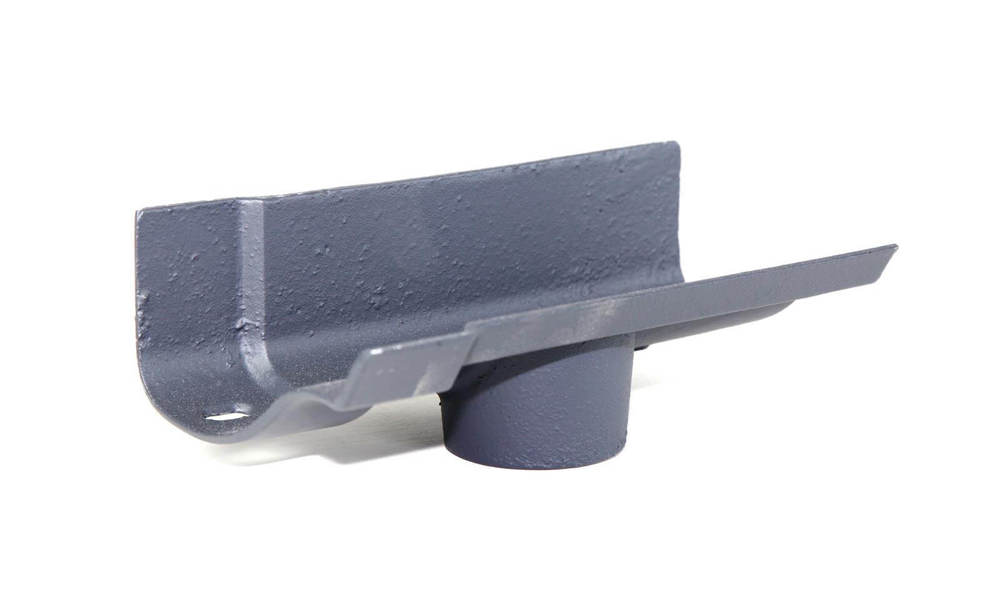 Cast Iron Ogee Gutter Running Outlet - 125mm for 65mm Downpipe Primed Price Comparisons | Compare The Build