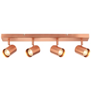 Tour 4 Bar Light - Copper | Compare The Build