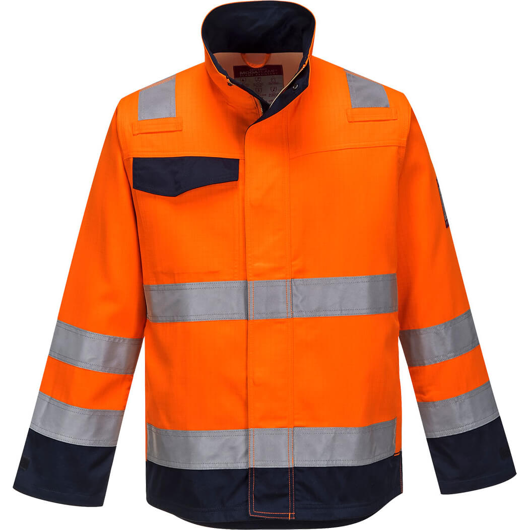 Portwest MV35 Modaflame Hvo jacket Orange / Navy 2XL Price Comparisons | Compare The Build