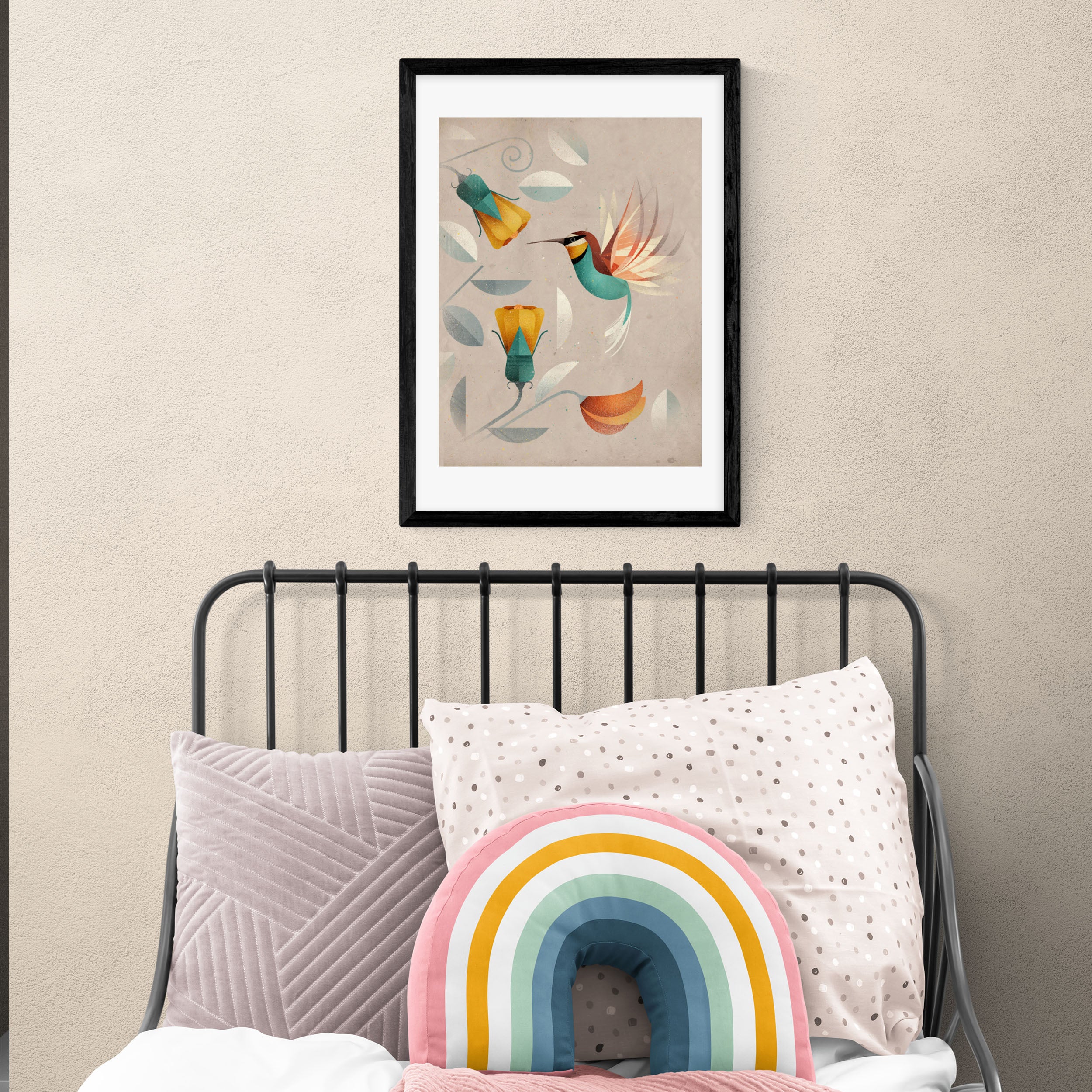 East End Prints Hummingbird Print MultiColoured Price Comparisons | Compare The Build