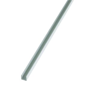 PVC Square U Combitech Profile - 1m x 11.5 x 11.5mm Price Comparisons | Compare The Build