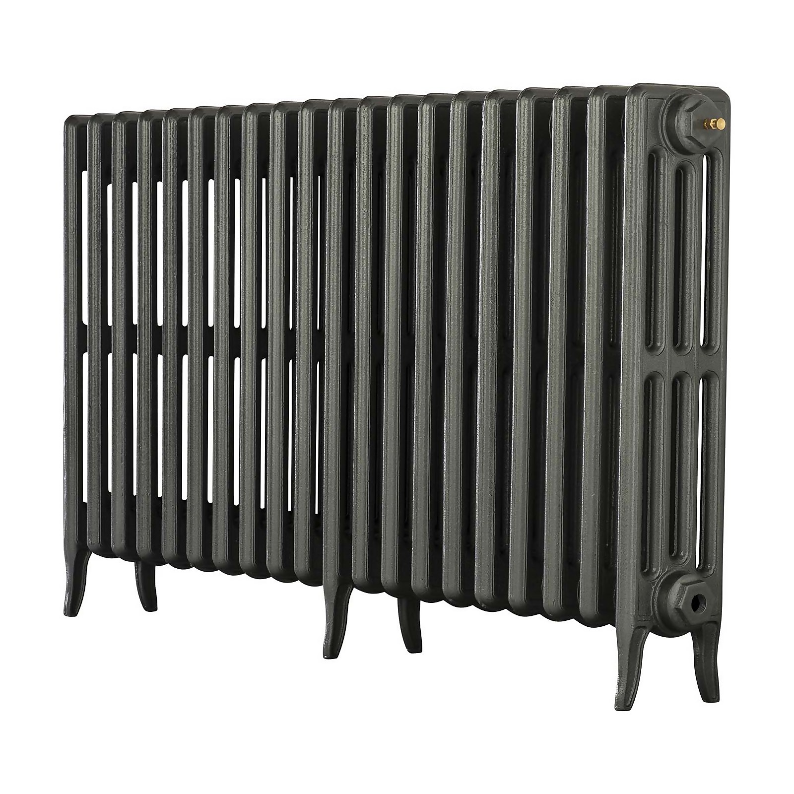 Arroll 4 Column Cast Iron Radiator 1234 X 660 - Cast Grey Price Comparisons | Compare The Build