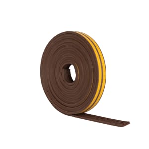 Wickes 10m E Profile Rubber Draught Seal - Brown Price Comparisons | Compare The Build