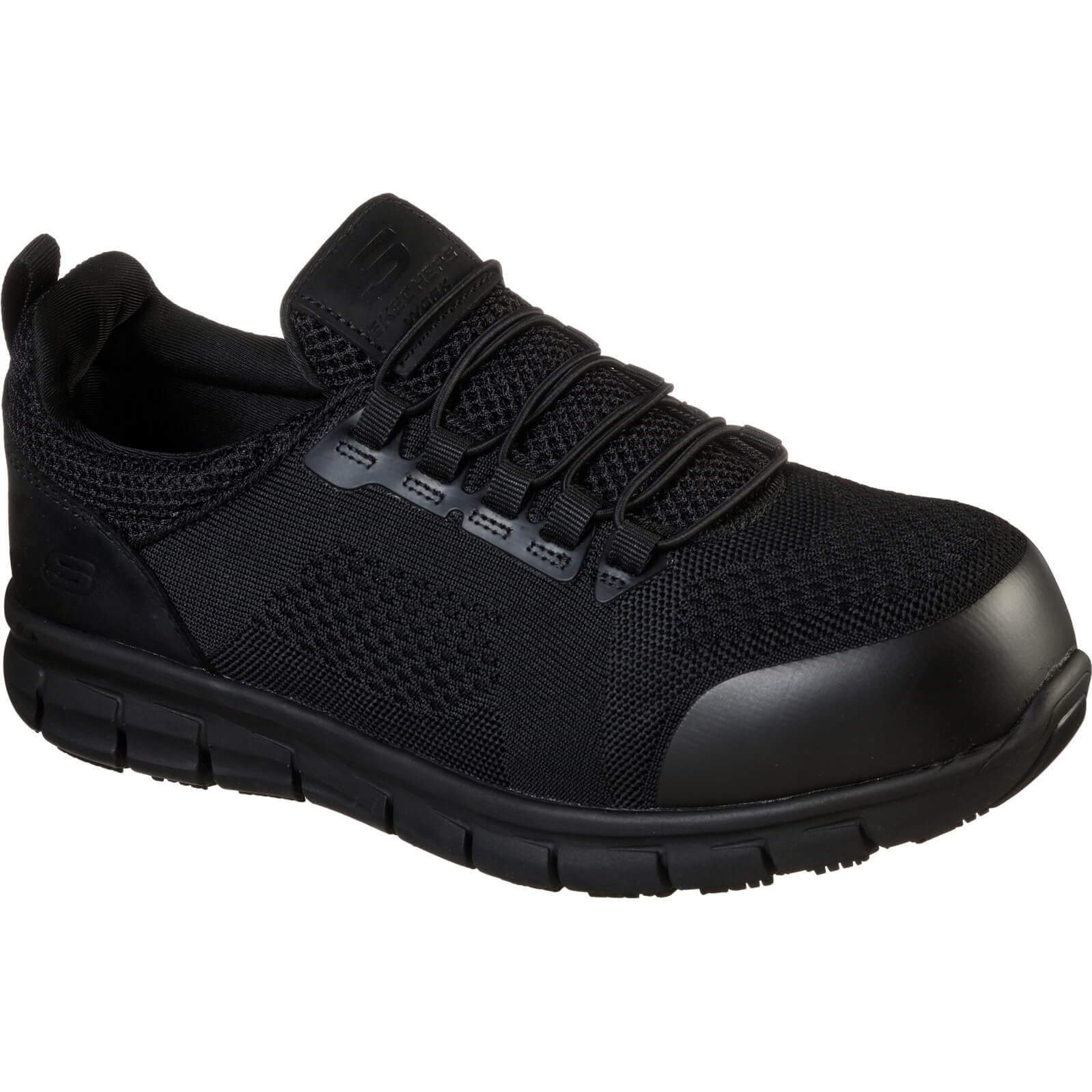 Skechers Synergy Omat Mens Safety Trainers Black Size 9 Price Comparisons | Compare The Build