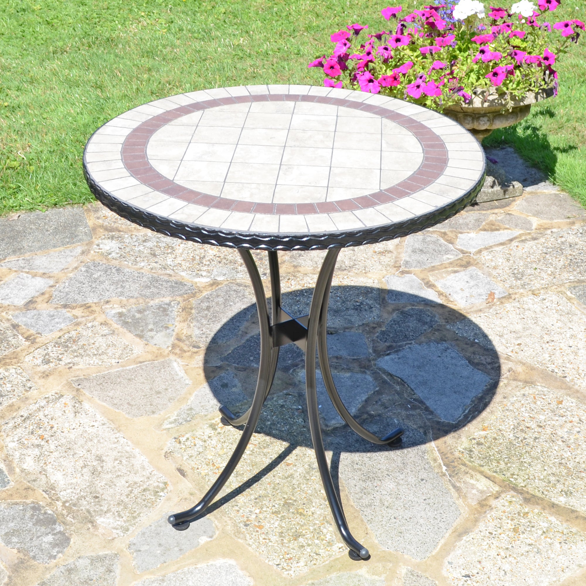 Henderson 71cm Bistro Table Brown Price Comparisons | Compare The Build