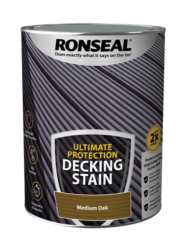 Ronseal Ultimate Medium Oak Matt Decking Wood Stain, 5L Price Comparisons | Compare The Build