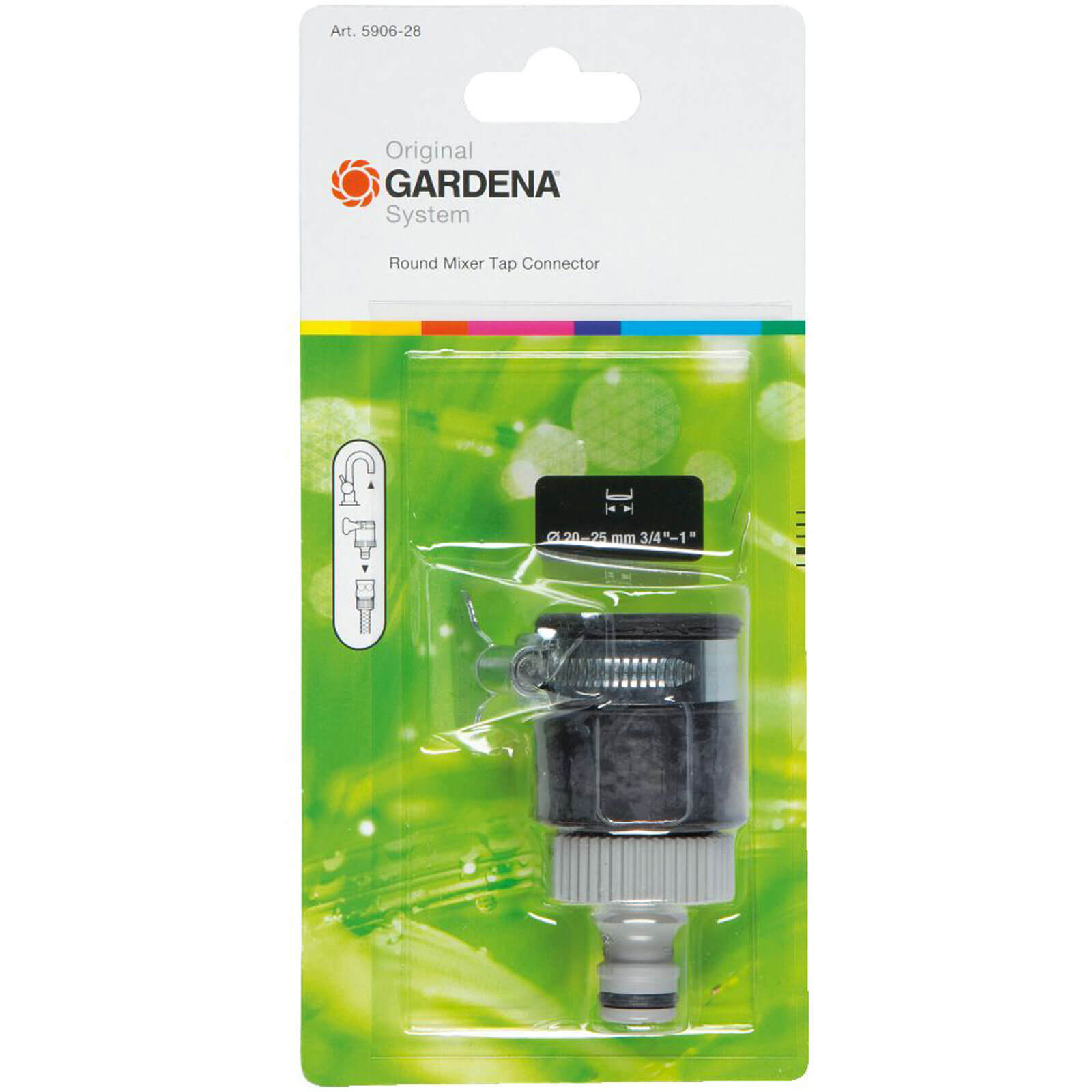 Gardena ORIGINAL Adjustable Round Mixer Tap Hose Pipe Connector 20mm - 25mm Price Comparisons | Compare The Build