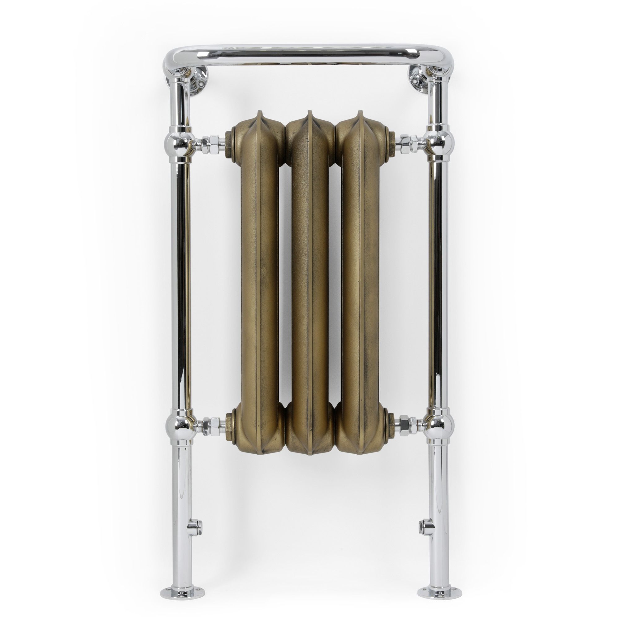 Terma Plain Antique Brass Towel Warmer (W)490mm X (H)940mm Price Comparisons | Compare The Build