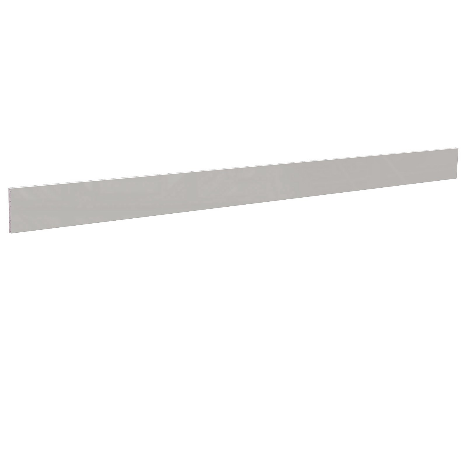 2400mm Continuous Plinth for High Gloss Slab Grey or Handleless Grey Gloss Price Comparisons | Compare The Build