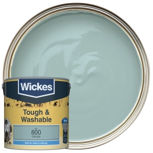 Wickes Tough & Washable Matt Emulsion Paint - Chinoise No.800 - 2.5L Price Comparisons | Compare The Build