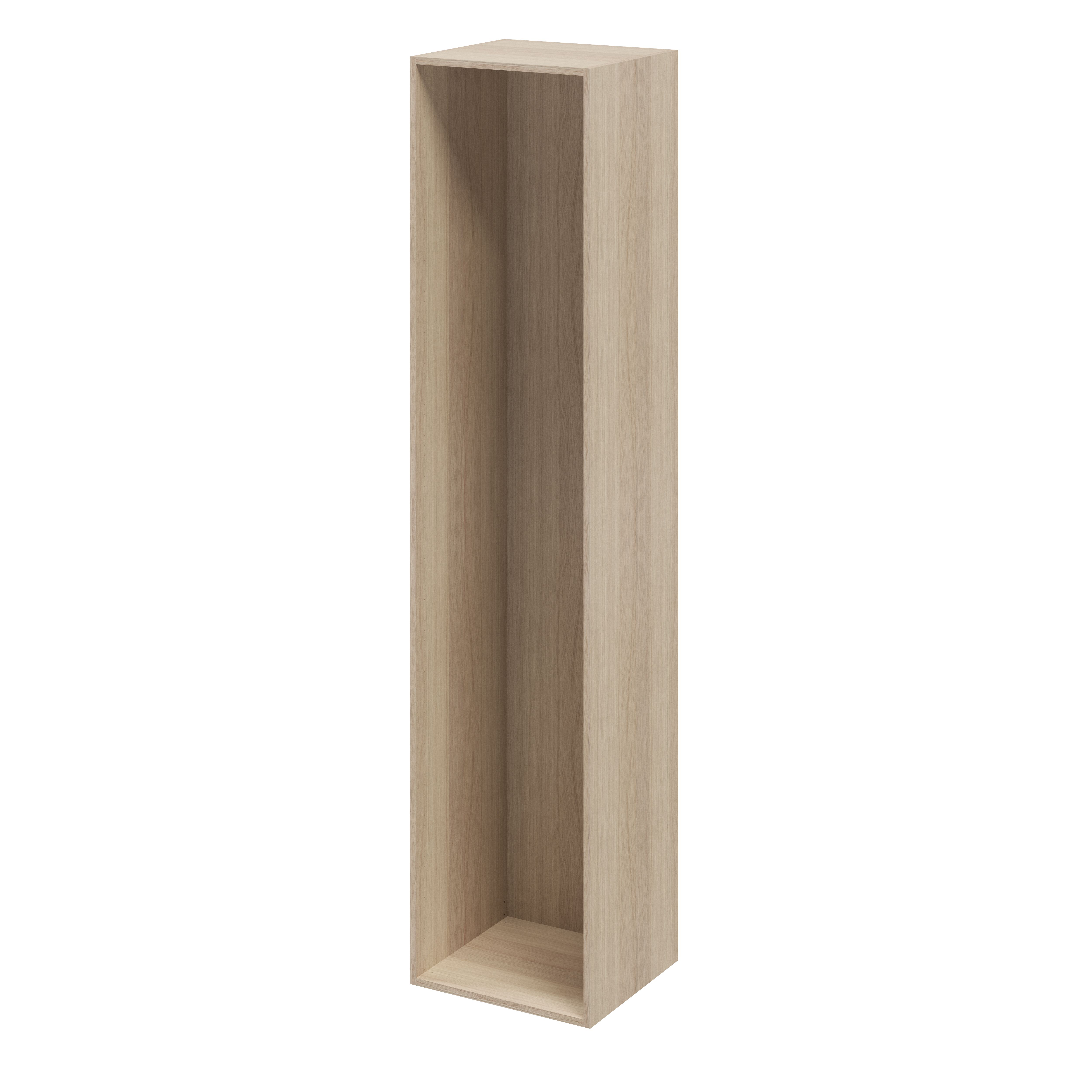 GoodHome Atomia Oak Effect Modular Furniture Cabinet, (H)2250mm (W)500mm (D)450mm Price Comparisons | Compare The Build