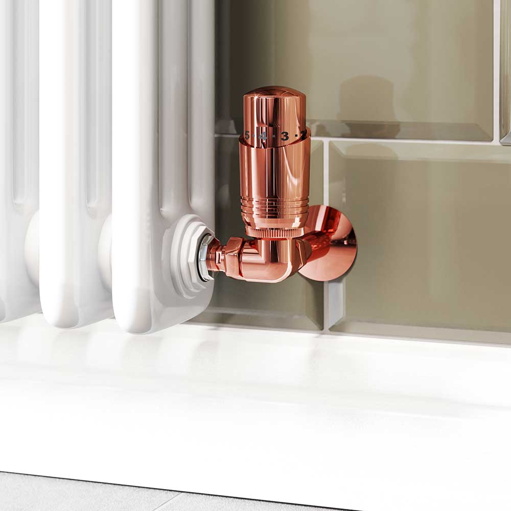 Trade Direct Thermostatic Valves, Modern, Copper Corner - 8mm Price Comparisons | Compare The Build