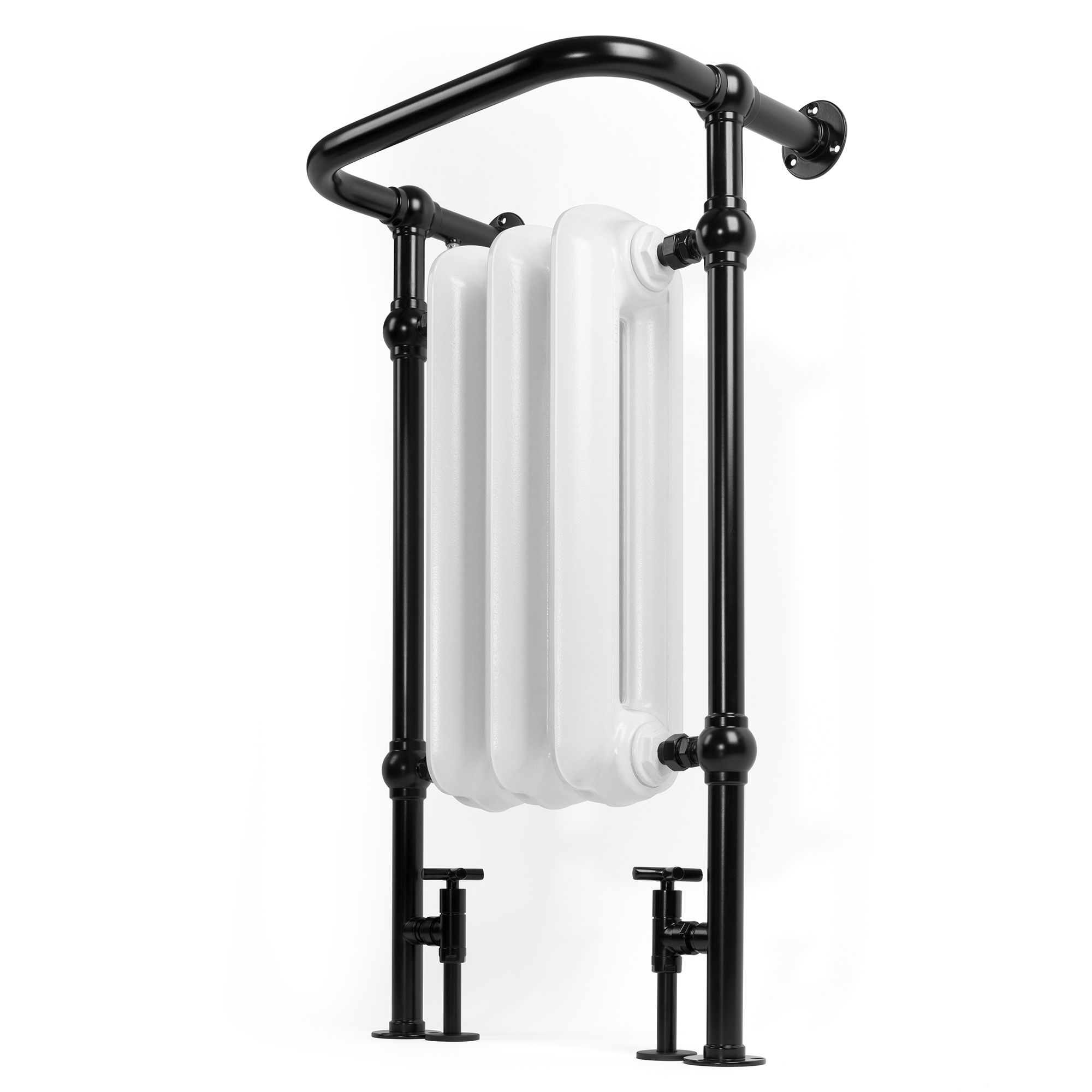 Terma Plain T-Rail White Flat Towel Warmer (W)490mm X (H)900mm Price Comparisons | Compare The Build