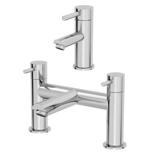 Architeckt Malmo Basin Mixer Tap and Bath Mixer Tap Set Price Comparisons | Compare The Build