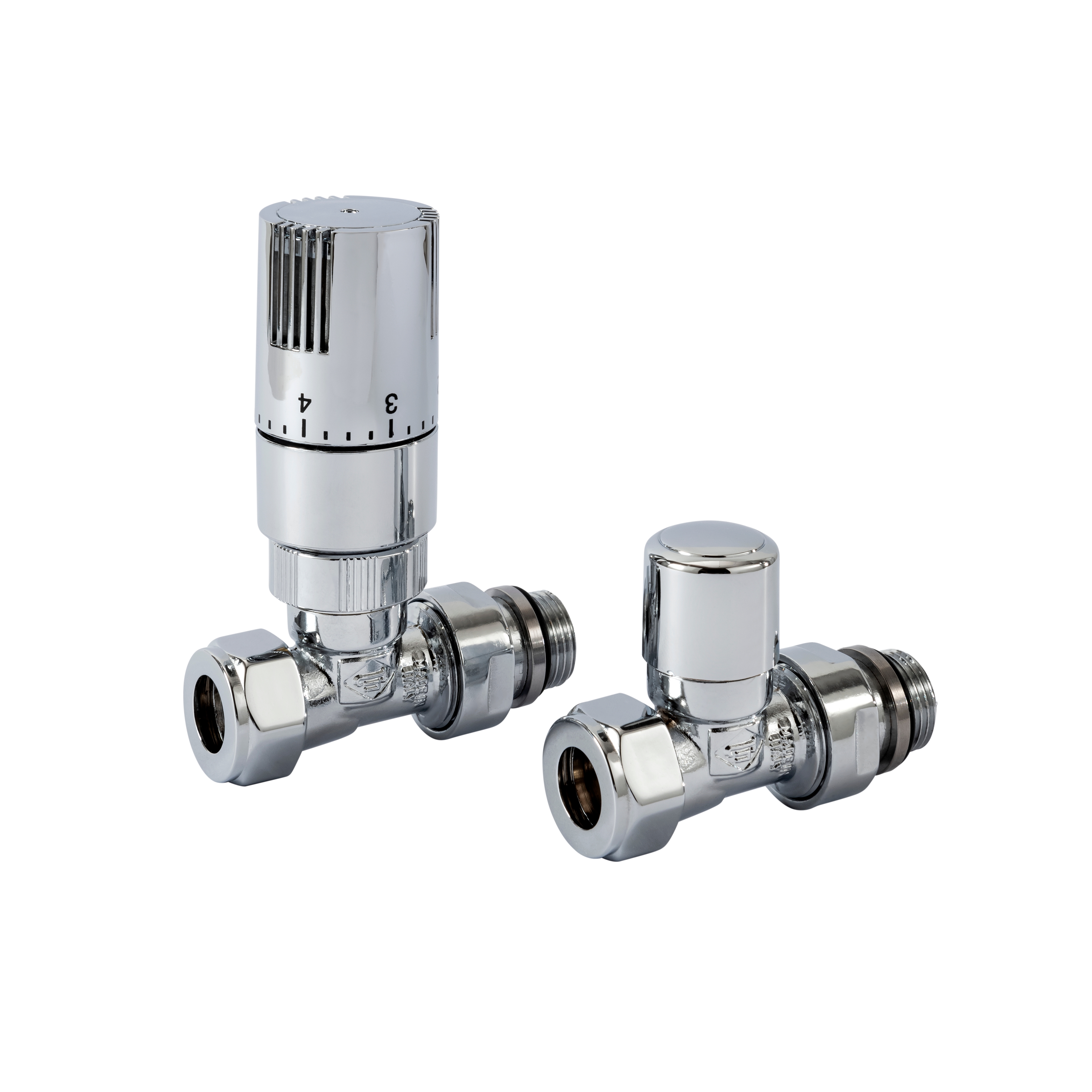 Nordic Thermostatic Valves, Modern K, Chrome Straight Price Comparisons | Compare The Build