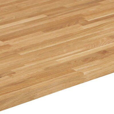 26mm Solid Oak Square Edge Kitchen Worktop, (L)3000mm Price Comparisons | Compare The Build