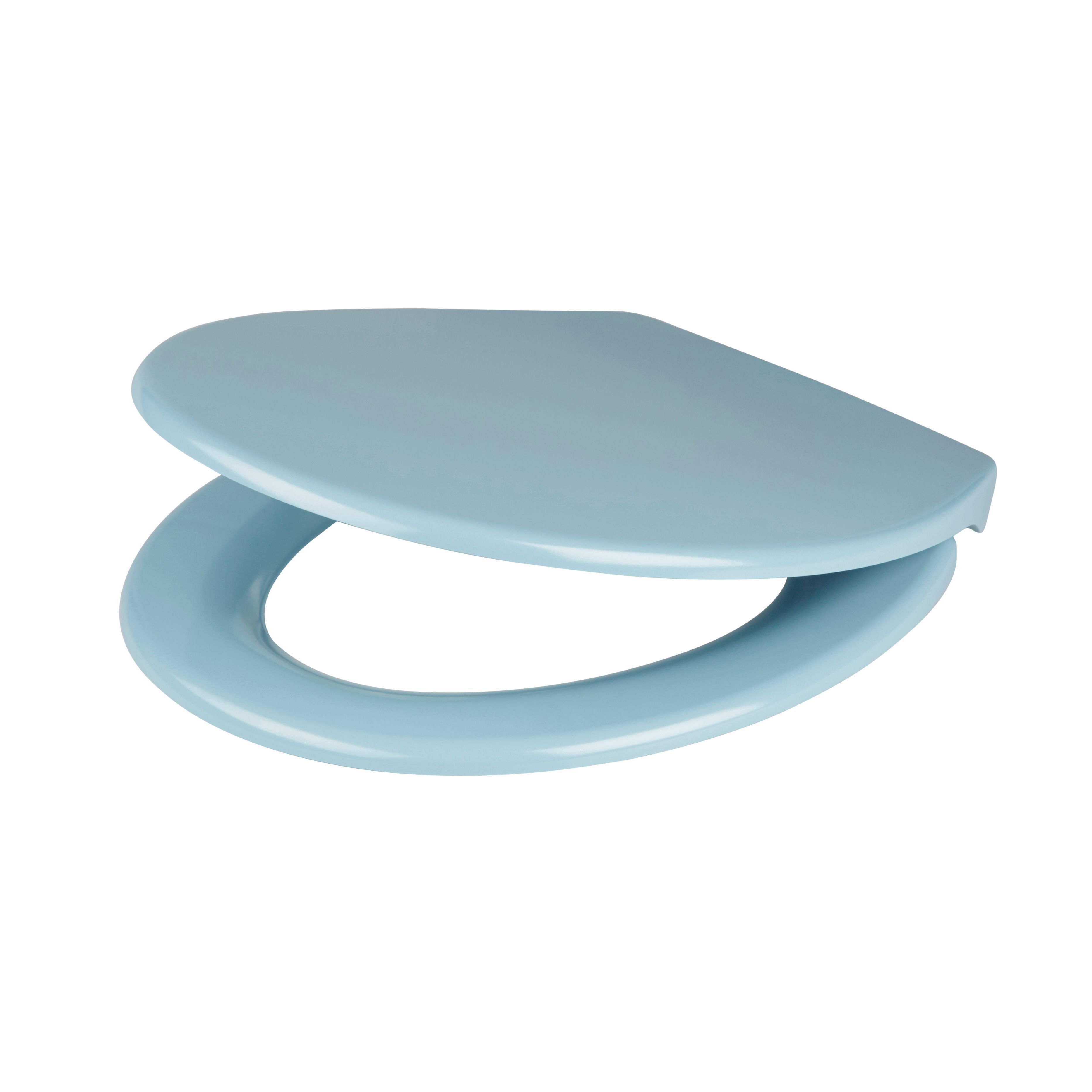 GoodHome Diani Blue Top Fix Soft Close Toilet Seat Price Comparisons | Compare The Build