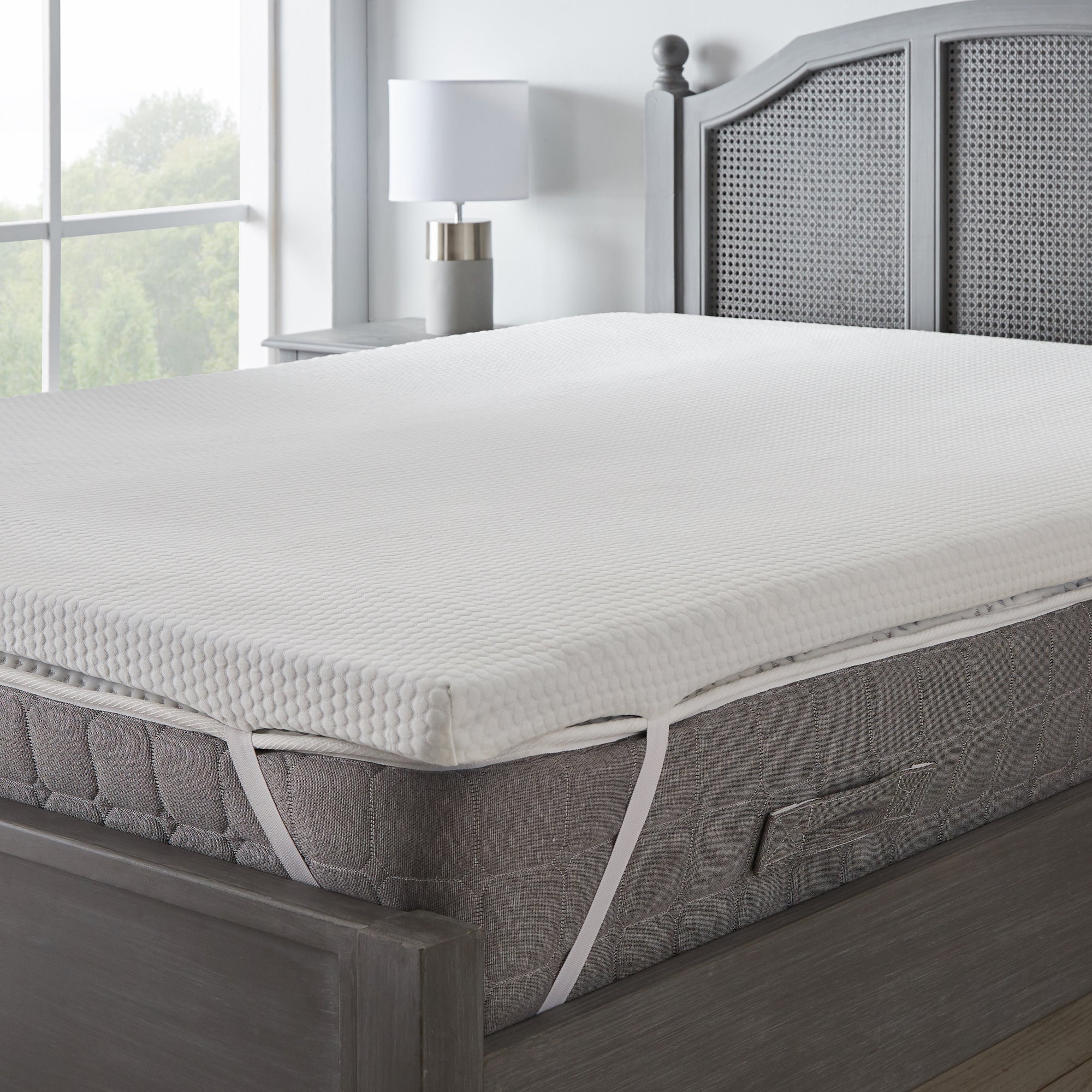 Gel Fusion Memory Foam Mattress Topper White | Compare The Build