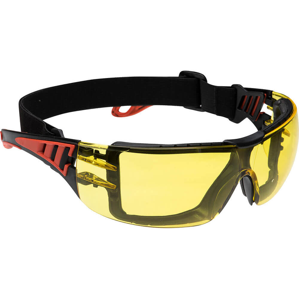 Portwest Tech Look Plus Safety Goggles Red Amber Price Comparisons | Compare The Build