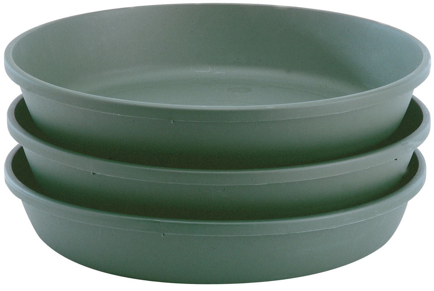 Sankey Dark Green Plastic Round Saucer (Dia)300mm Price Comparisons | Compare The Build