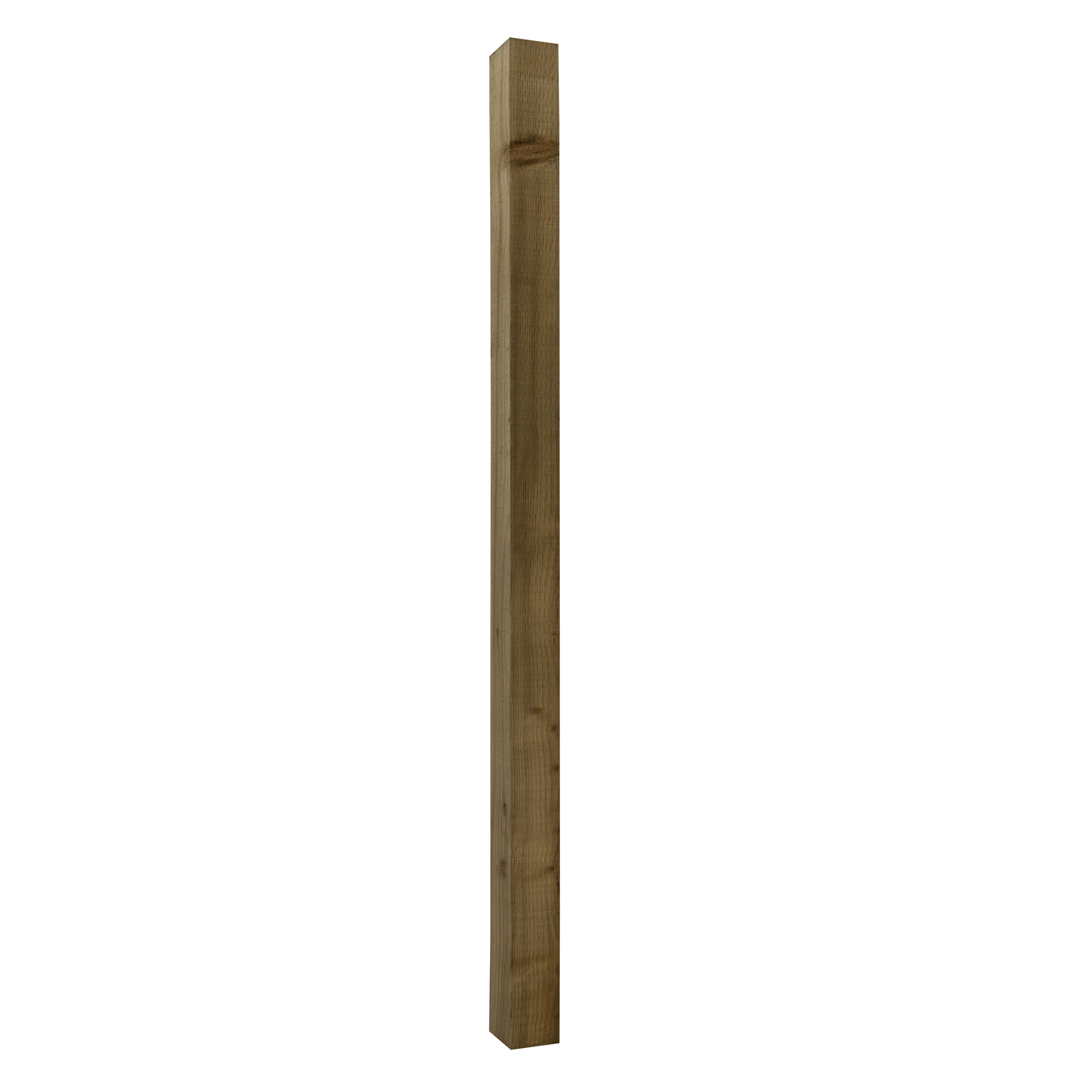 Uc4 Timber Green Square Fence Post (H)2.1M (W)100mm, Pack Of 4 | Compare The Build