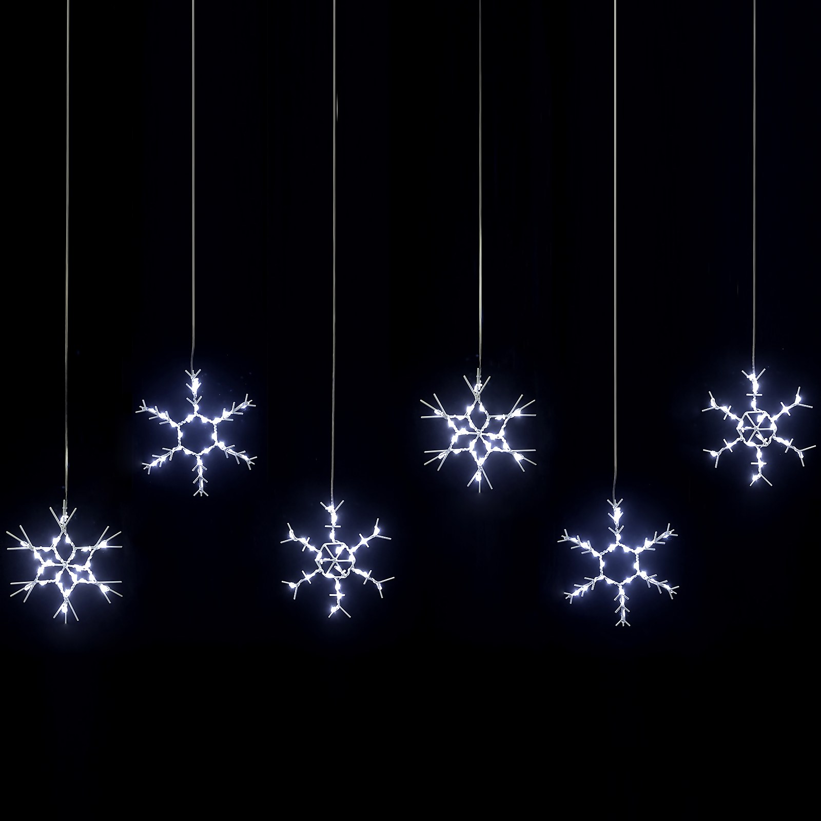 Snowflake LED Christmas Window Curtain Light | Compare The Build